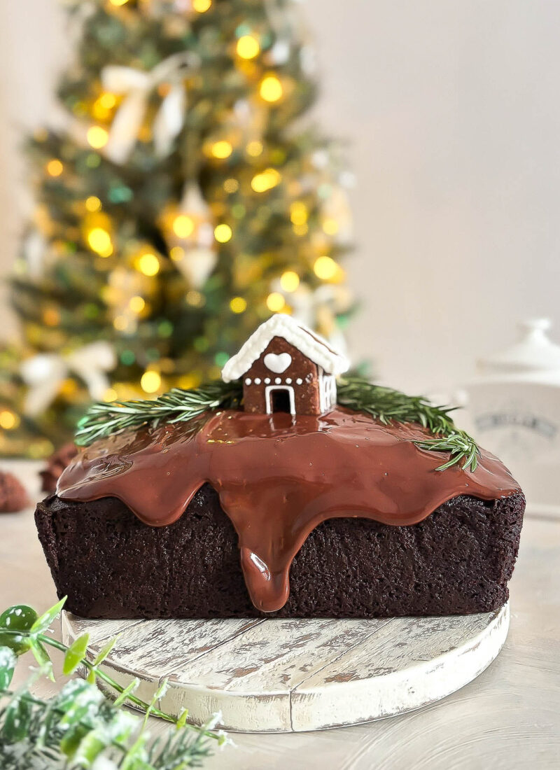 Chocolate Gingerbread Loaf Cake