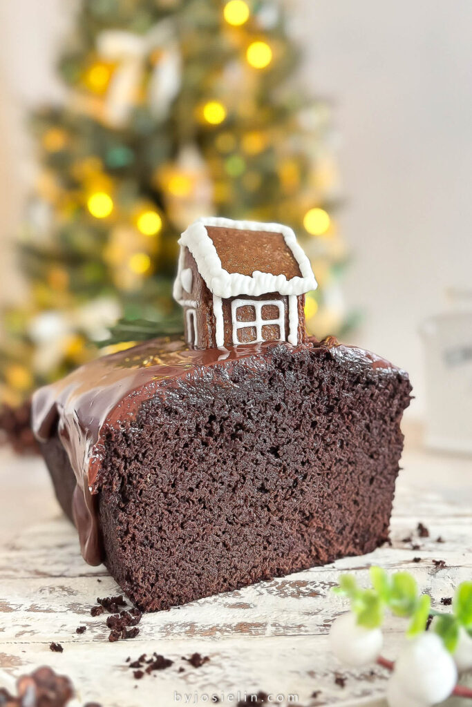Chocolate Gingerbread Loaf Cake