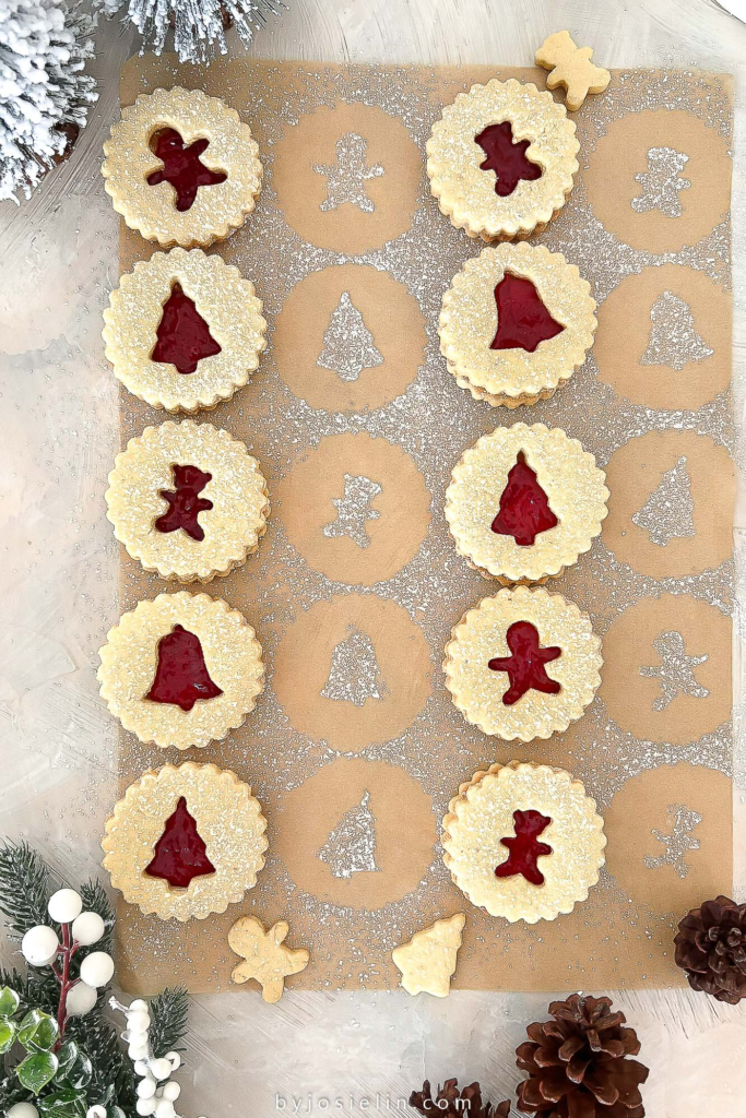 Almond Linzer Cookies