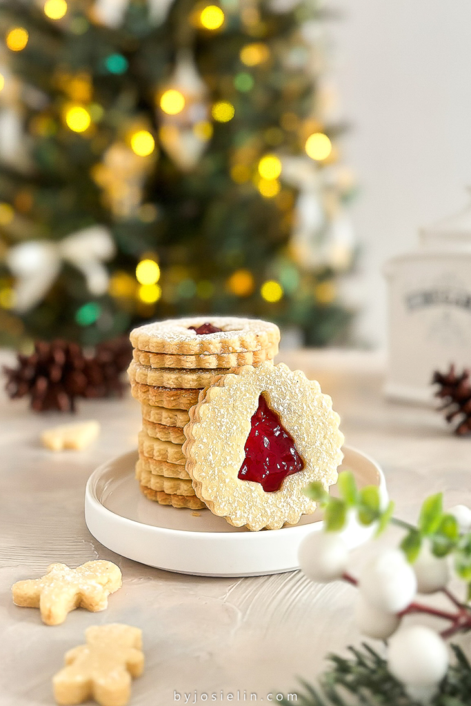 Almond Linzer Cookies
