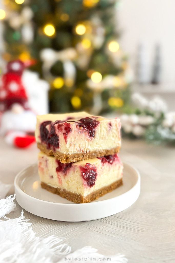 cranberry orange cheesecake bars