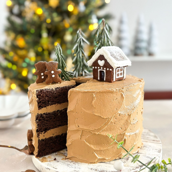 Mocha Gingerbread Cake