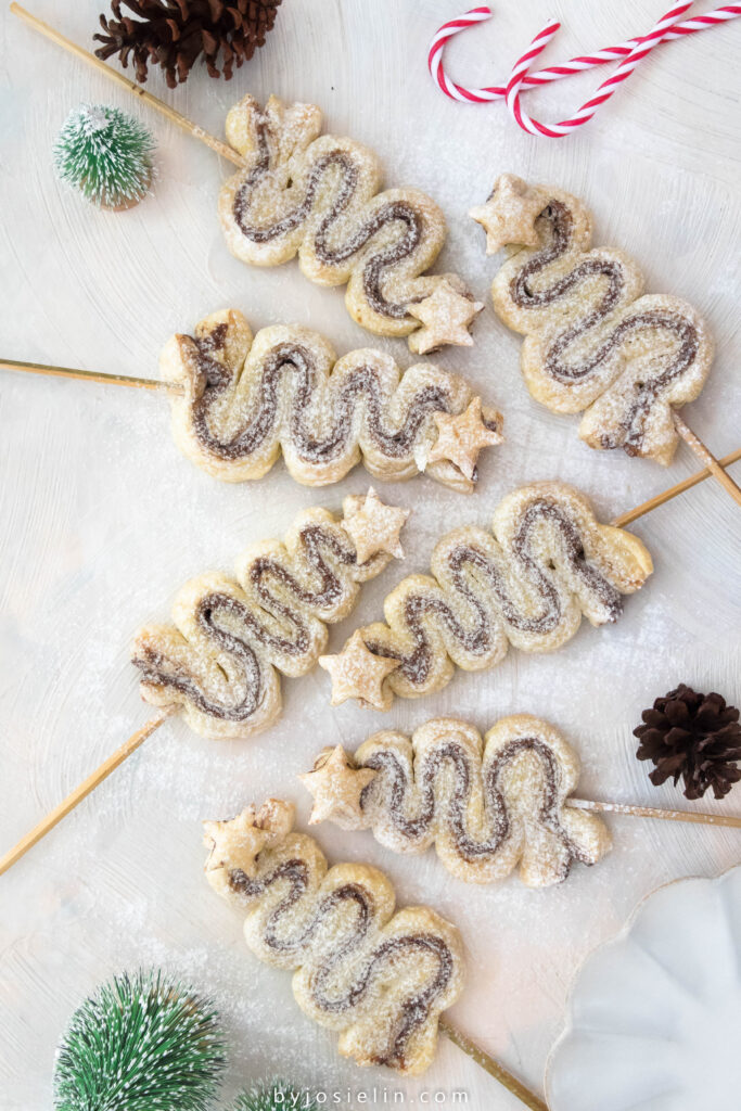 Puff Pastry Christmas Trees