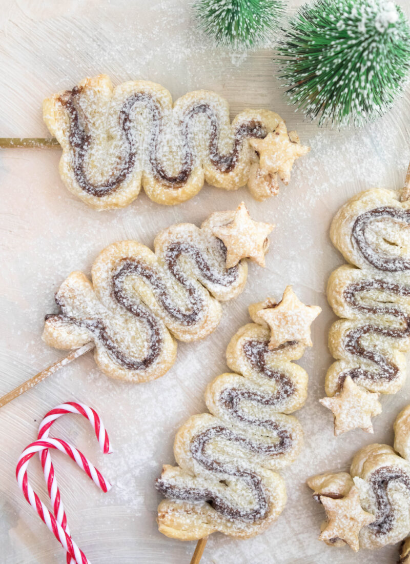 Puff Pastry Christmas Trees