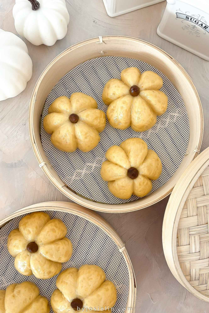 Pumpkin Cream Cheese Bao