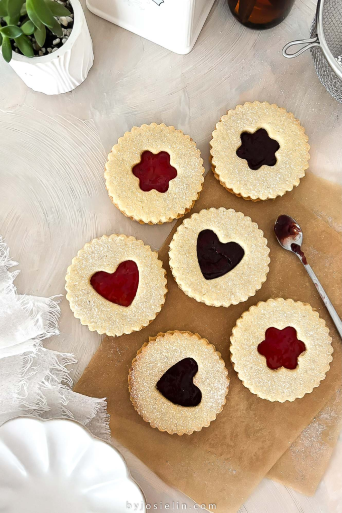 Almond Linzer Cookies