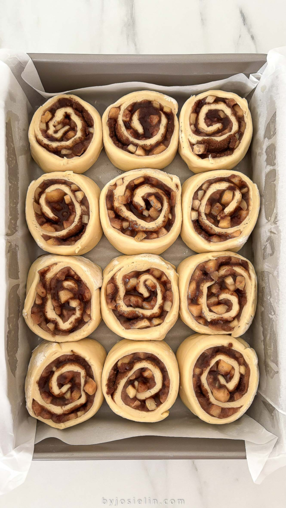 before baking