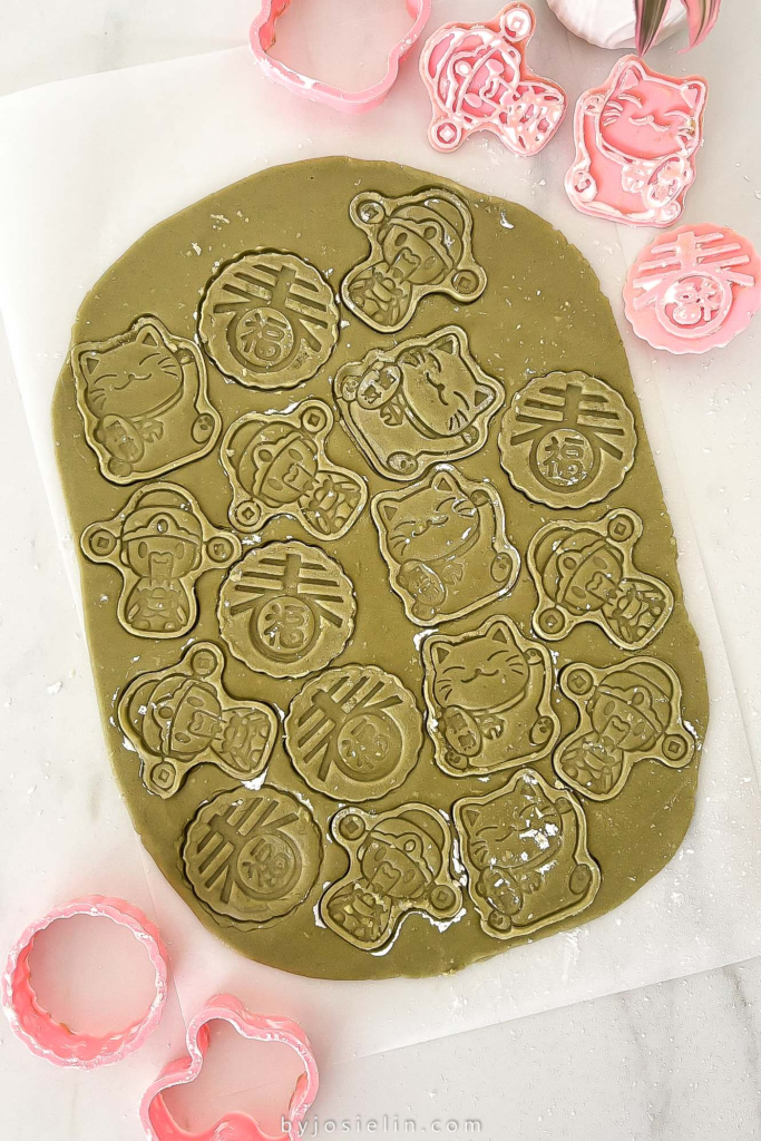Matcha Pumpkin Shortbread