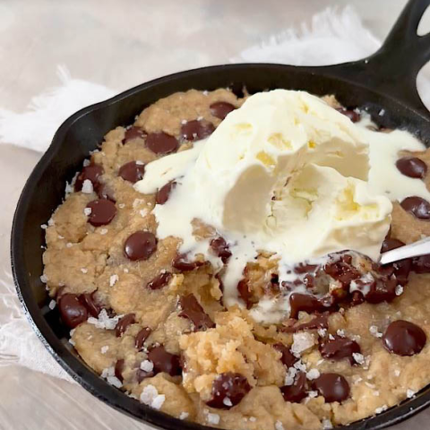 Chocolate Chip Skillet Cookie