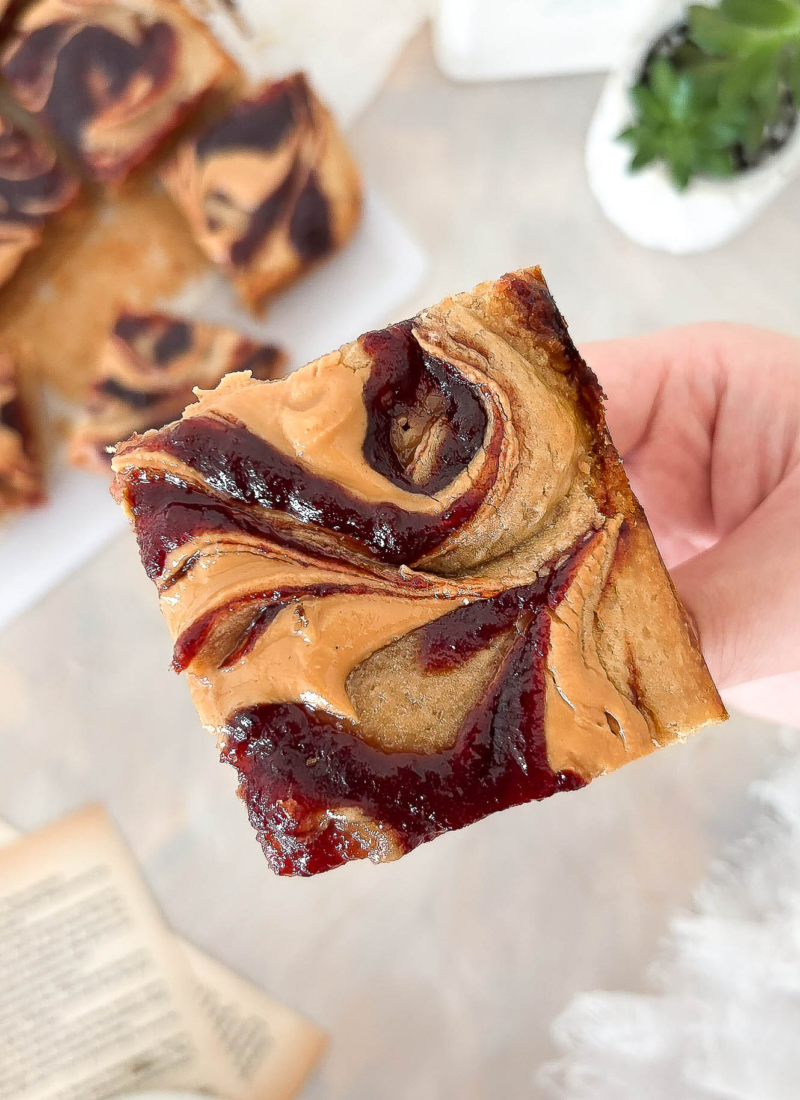 PB & J Blondies