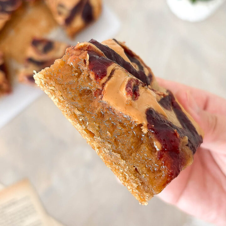 PB & J Blondies