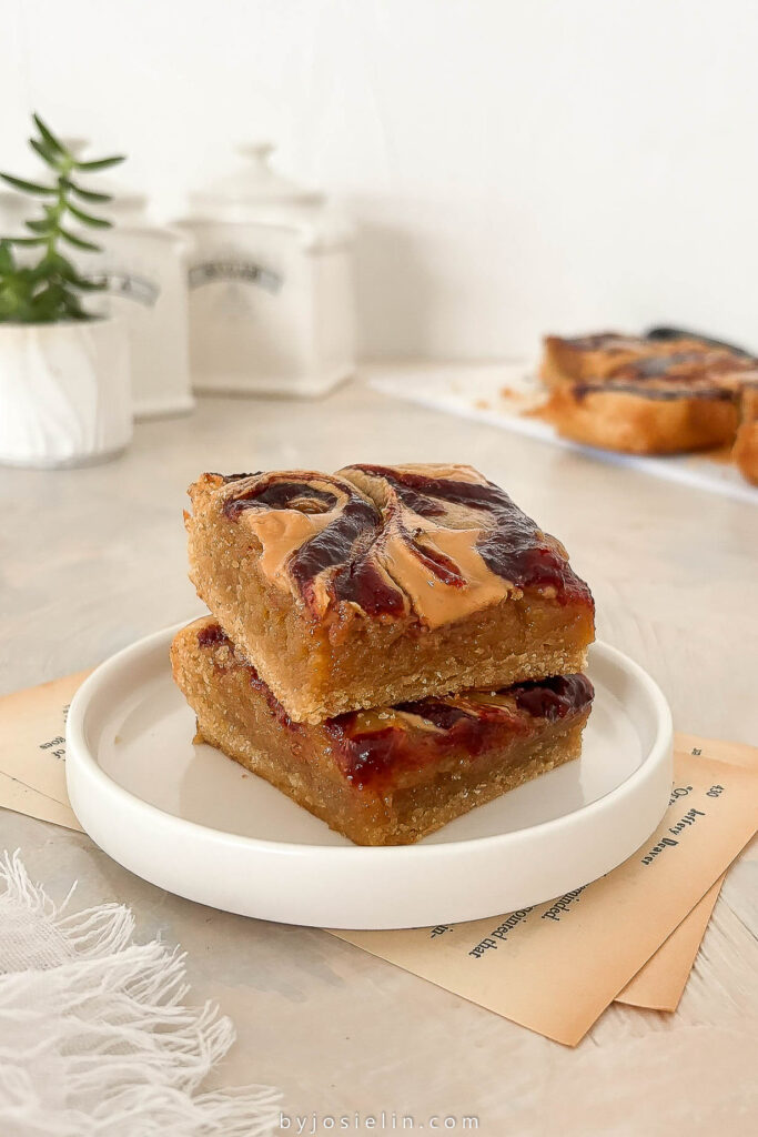 PB & J Blondies