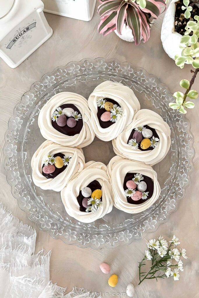Chocolate Mini Egg Pavlova 