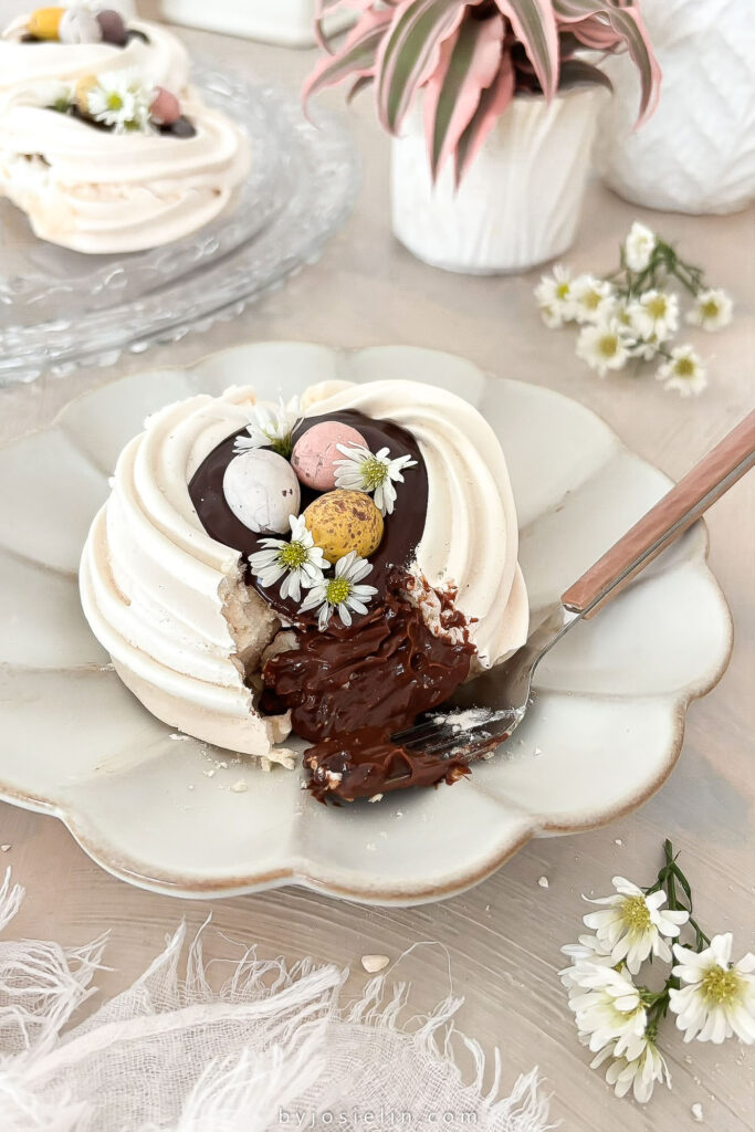 Chocolate Mini Egg Pavlova