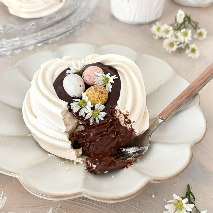 Chocolate Mini Egg Pavlova Wreath
