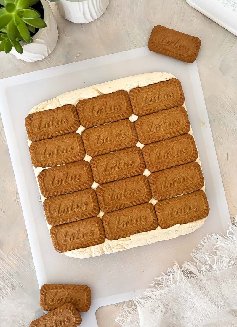 Caramel Biscoff Ice Cream Sandwiches