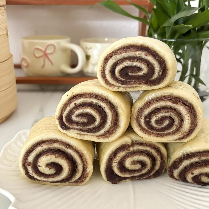 Red Bean Mantou (红豆千层馒头)