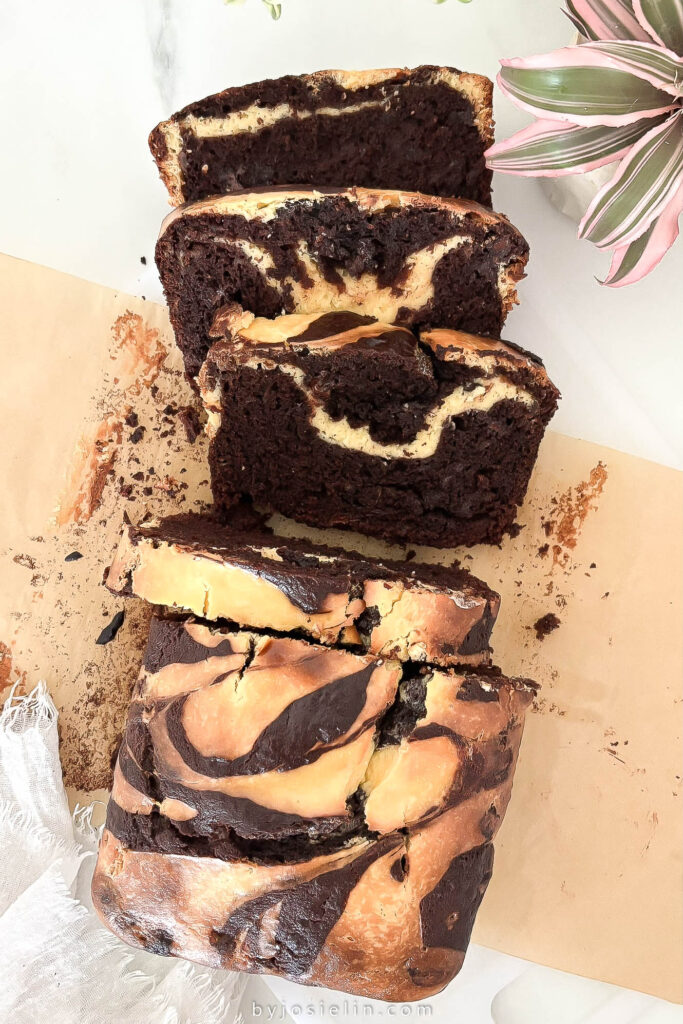 Cream Cheese Chocolate Banana Bread