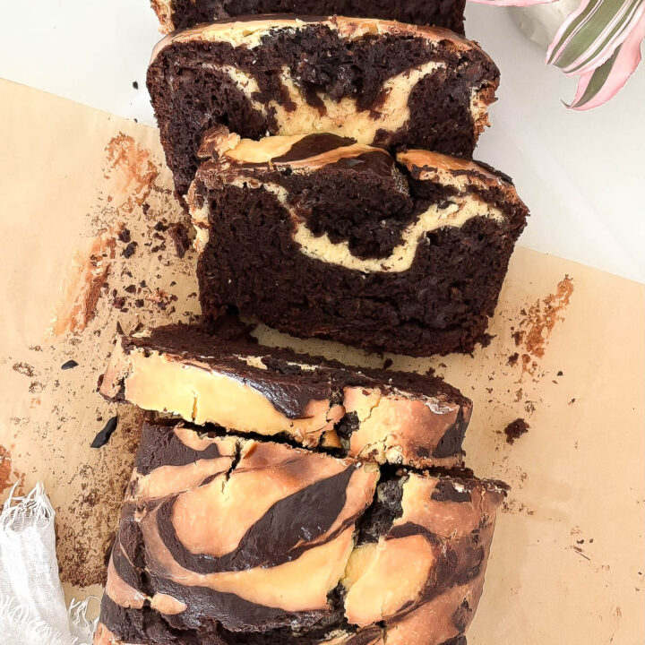 Cream Cheese Chocolate Banana Bread