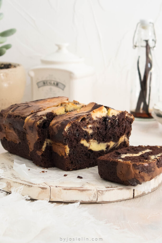 Cream Cheese Chocolate Banana Bread