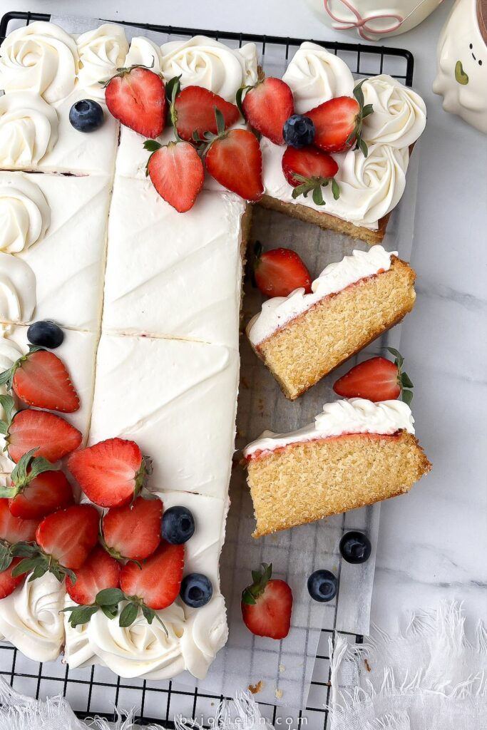  Berry Chantilly Sheet Cake
