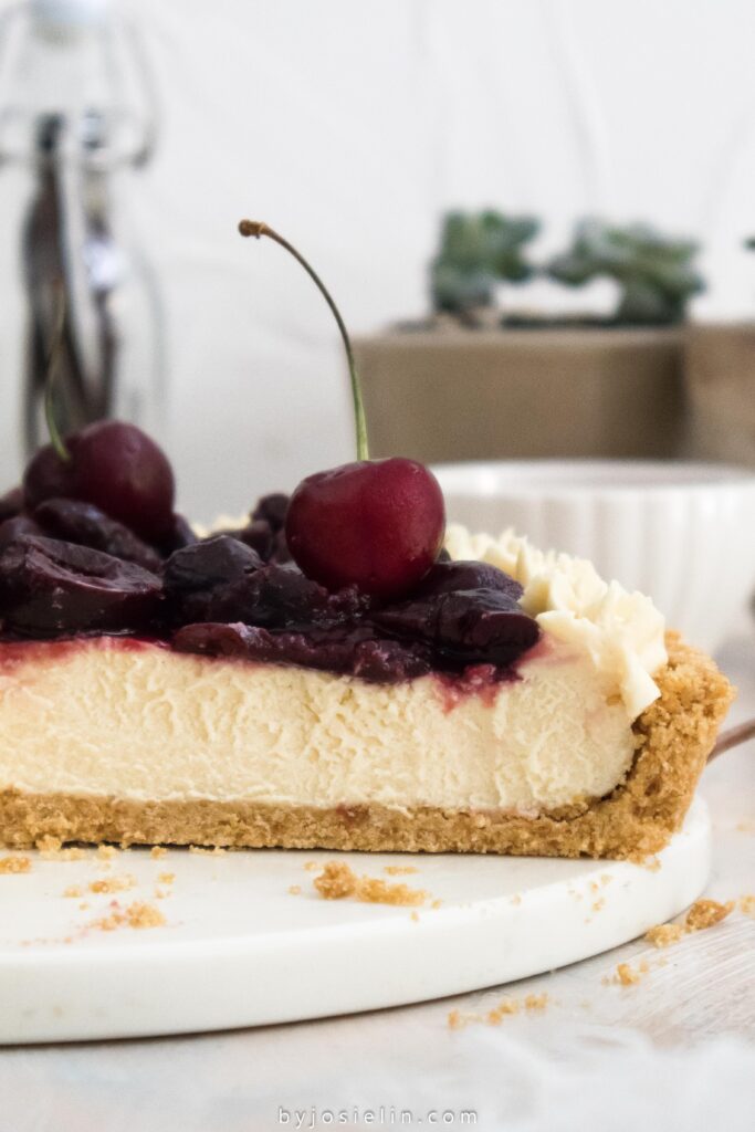 Cherry White Chocolate Tart